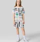 Шорты детские Air Jordan Essentials French Terry Printed White 95D743-782