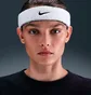 Пов'язка на голову Nike Swoosh Black/White N.101.2412.036.OS
