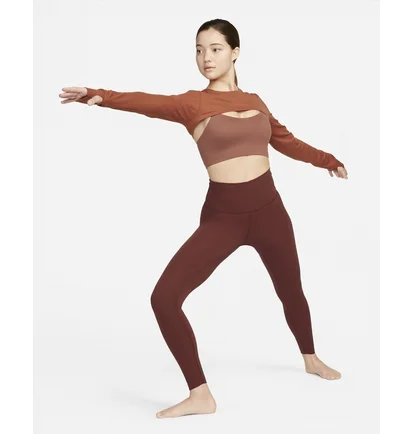 Топ женский Nike Yoga Luxe WomenS Shrug Orange DV9197-246
