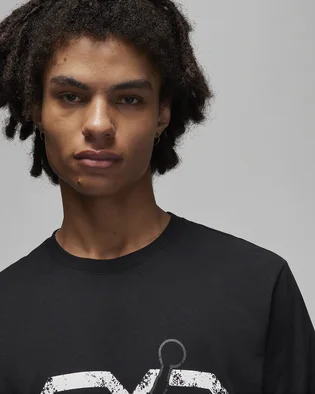 Футболка мужская Air Jordan Flt Ess Jm Crew Black FB7394-011