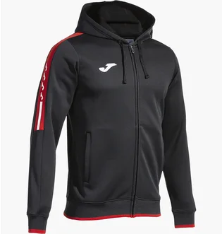 Олимпийка мужская Joma Olimpiada Zip-Up Hoodie Black 103707.106