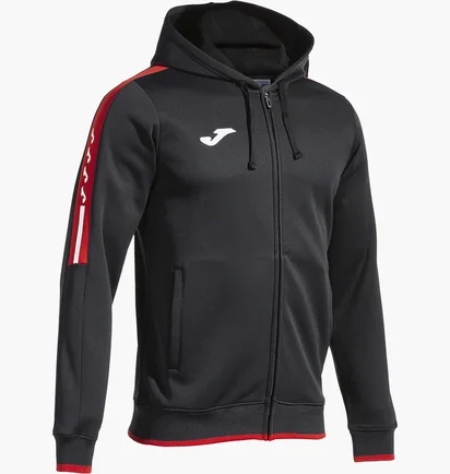 Олімпійка чоловіча Joma Olimpiada Zip-Up Hoodie Black 103707.106