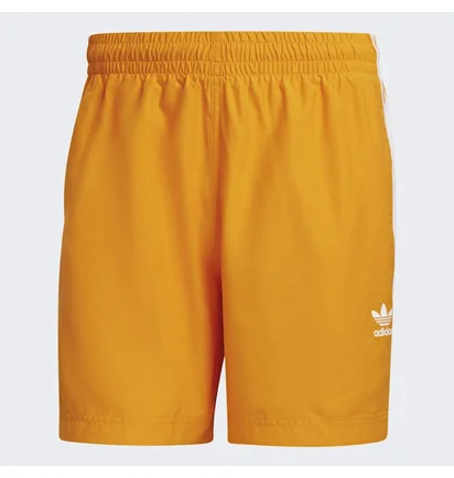 Шорты мужские Adidas Adicolor Classics 3-Stripes Swim Shorts Orange Hf2118