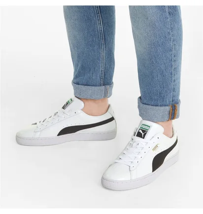 Кроссовки мужские Puma Basket Classic Xxi White/Black 374923-02