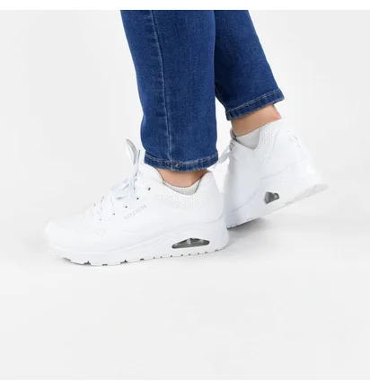 Кросівки жіночі Skechers Uno Stand On Air White 73690-W