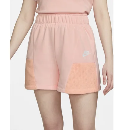 Шорты женские Nike Nsw Air Fleece Shorts Pink Dm6470-610