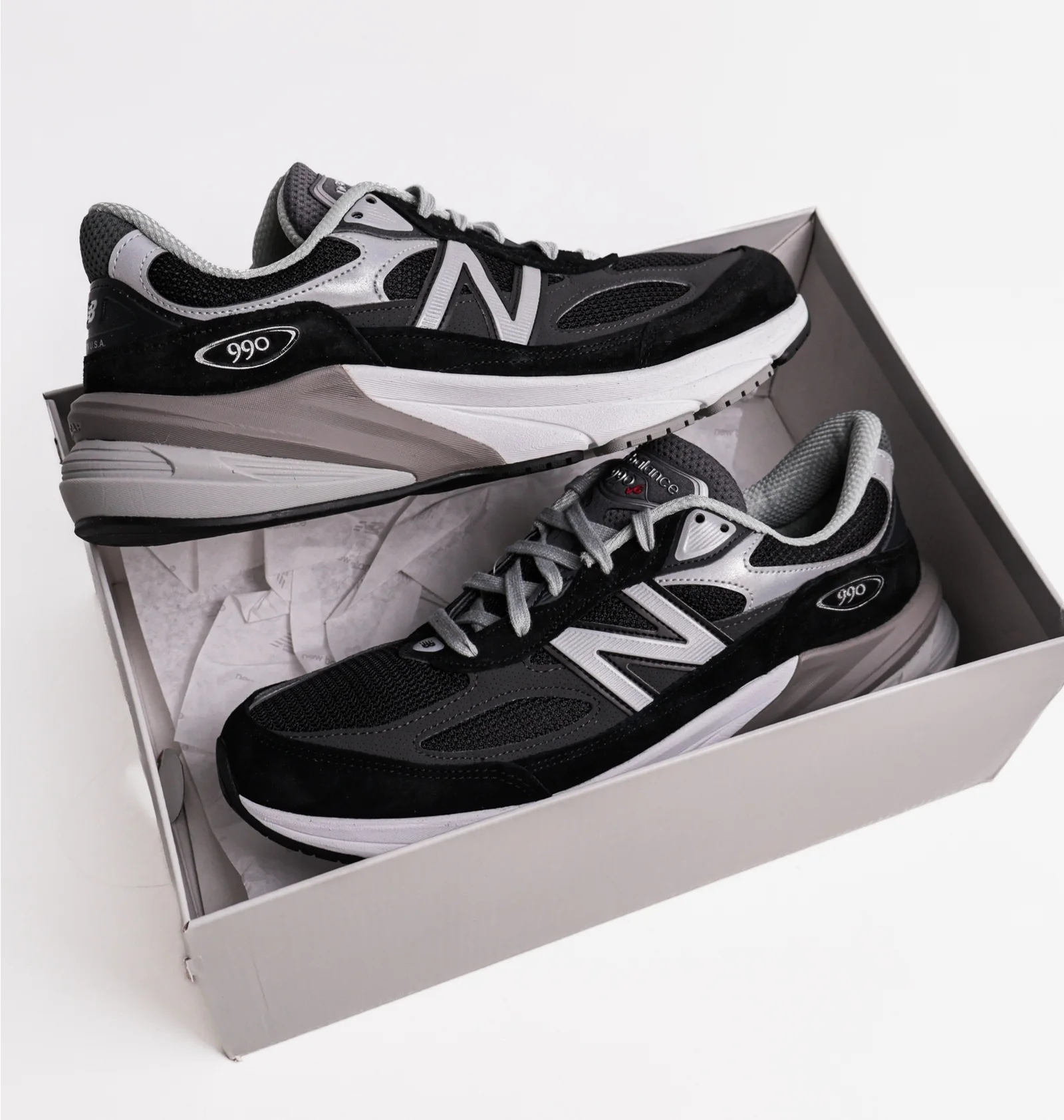 ᐉ Кроссовки мужские New Balance Made In Usa 990V6 Black M990BK6