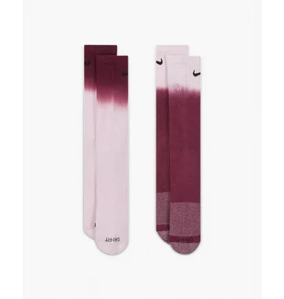 Шкарпетки унісекс Nike Everyday Plus Cush Crew Violet/Pink (2 пари) Dh6096-908