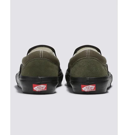 Кеды мужские Vans Skate Slip-On Shoe Black/Olive VN0A5FCAKE9