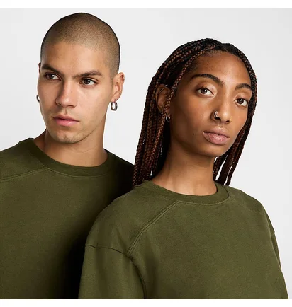 Футболка унисекс Nike Every Stitch Considered Garment Dyed Olive FQ0276-355