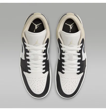 Кросівки чоловічі Air Jordan 1 Low White/Black 553558-153
