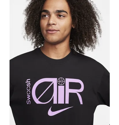 Лонгслив мужской Nike Max90 Long-Sleeve Basketball T-Shirt Black FN0819-010