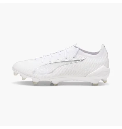 Бутсы унисекс Puma Ultra 5 Ultimate Fg White 107683-04