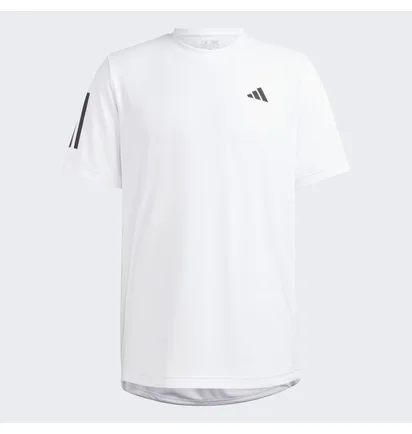 Футболка чоловіча Adidas Club 3-Stripes Tennis Tee White Hs3261