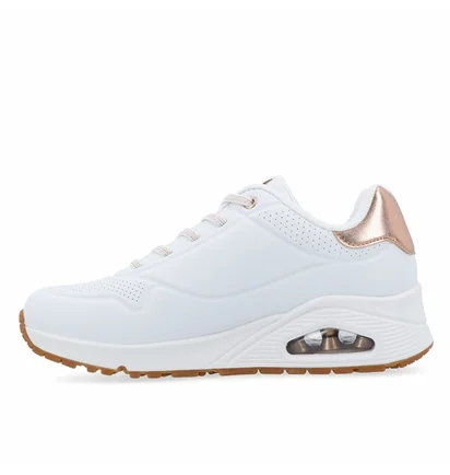 Кроссовки женские Skechers Uno Shimmer Away White 155196-WHT