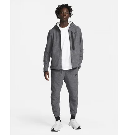 Толстовка чоловіча Nike Nsw Tch Flc Fz Winter Hd Grey Dq4801-010