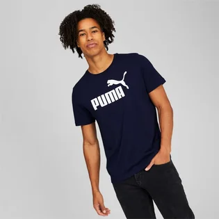 Футболка мужская Puma Essentials Logo Tee Blue 586449-06