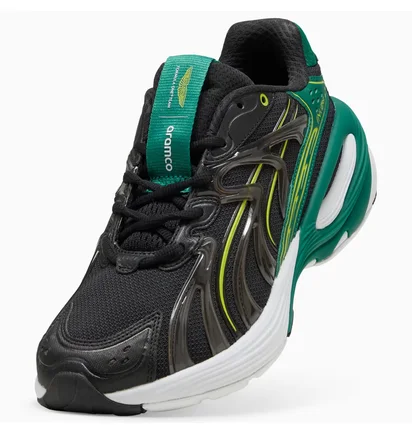 Кроссовки унисекс Puma Amf1 Inverse Black/Green 309110-01