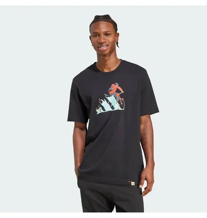 Футболка мужская Adidas Doodle Hunt Bike Black JM6495