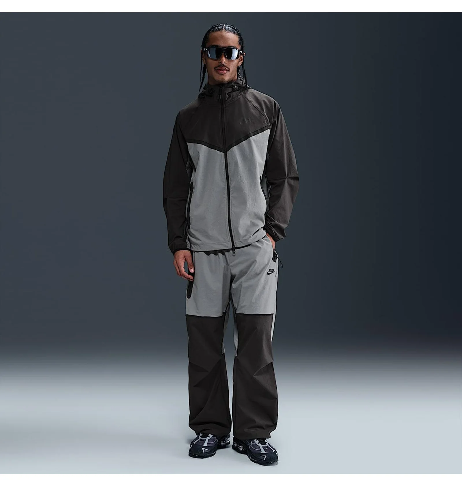 ᐉ Ветровка мужская Nike Teechfleece Grey HM7151-065 - купить в