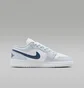 Кроссовки детские Air Jordan 1 Low White/Light Blue 553560-104