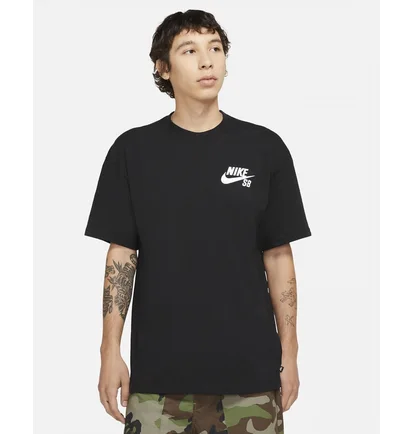 Футболка унисекс Nike M Nk Sb Tee Logo Black DC7817-010