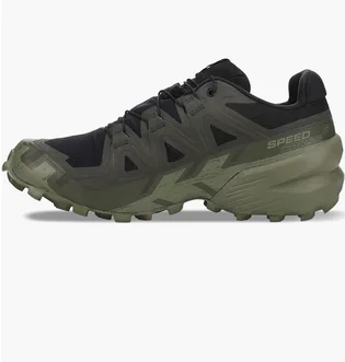 Кроссовки мужские Salomon Speedcross 6 Gtx Trail Running Shoes Black/Olive L47584100