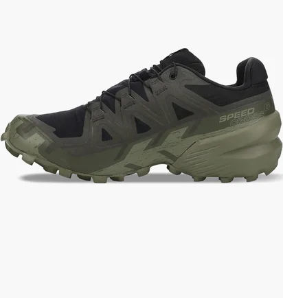 Кроссовки мужские Salomon Speedcross 6 Gtx Trail Running Shoes Black/Olive L47584100