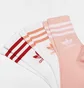 Шкарпетки жіночі Adidas White/Peach (3 пари) JI9472