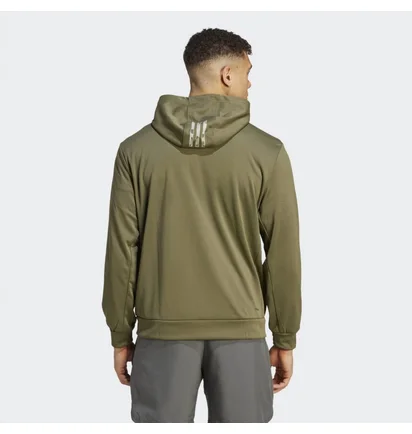 Толстовка мужская Adidas Tr-Es+ Fz Ja Olive IJ9613