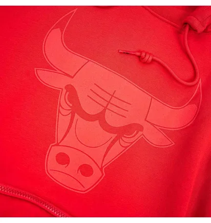 Худи мужское Nike Nba Chicago Bulls Hoodie Courtside Fleece Red DB1520-657