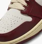 Кроссовки женские Air Jordan 1 Mid Se Tiki Leaf Bordo/White DZ2820-601