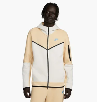 Толстовка чоловіча Nike Sportswear Tech Fleece Full Zip Hoodiee Beige/White DV0537-252