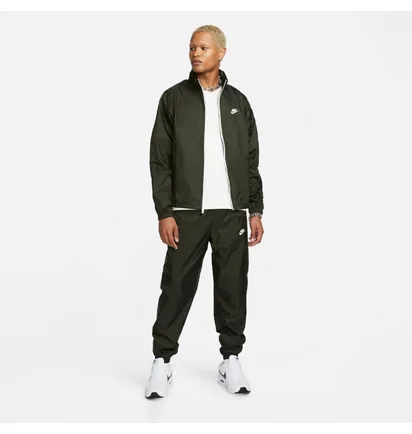 Спортивний костюм чоловічий Nike Club Lined Woven Tracksuit Green DR3337-355