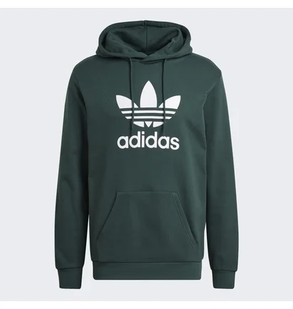 Худи мужское Adidas Adicolor Classics Trefoil Hoodie Green Hk7270