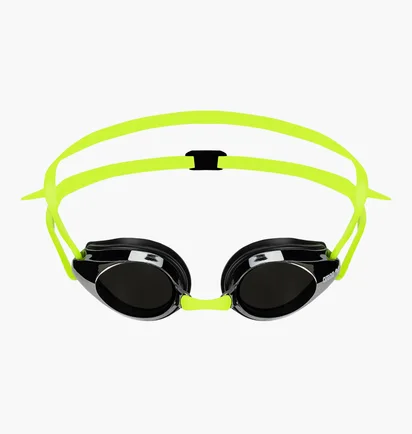 Очки для плавания унисекс Arena Tracks Jr Mirror Green/Black 1E560-053