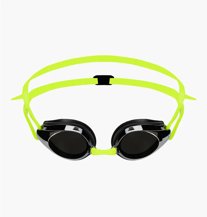 Очки для плавания унисекс Arena Tracks Jr Mirror Green/Black 1E560-053
