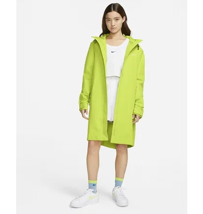Парка женская Nike W Nsw Essntl Sf Wvn Prka Jkt Green Dm6245-321
