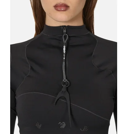 Топ женский Nike Off-White Longsleeve Top Black DV5558-010
