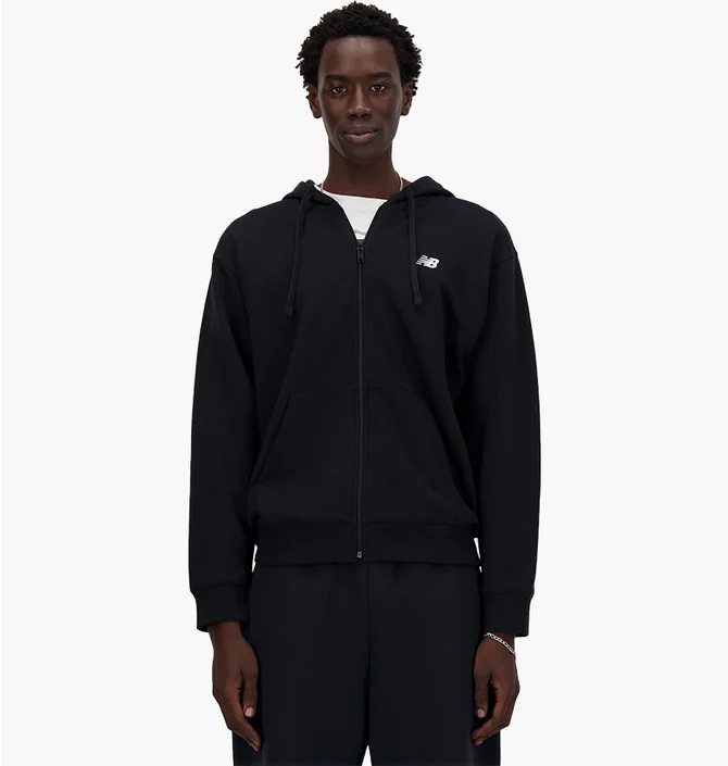 Толстовка мужская New Balance Full-Zip Black MJ41501BK