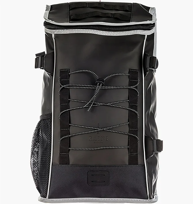 Рюкзак унісекс Rains Backpacks Black 1315-BLACKREFLECTIVE
