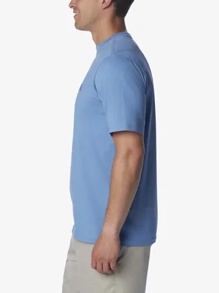 Футболка мужская Columbia Csc Basic Logo Short Sleeve Blue 1680051CLB-481