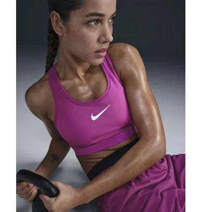 Топ женский Nike Swoosh High Support Pink DX6815-518