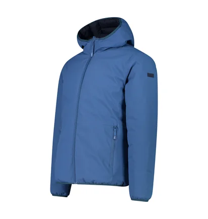 Куртка мужская CMP Reverse Jacket Fix Hood Twill Blue 34K0137-M969
