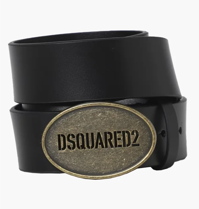 Ремінь дитячий Dsquared2 Belt Kids Junior Black DQ1548-D005Z