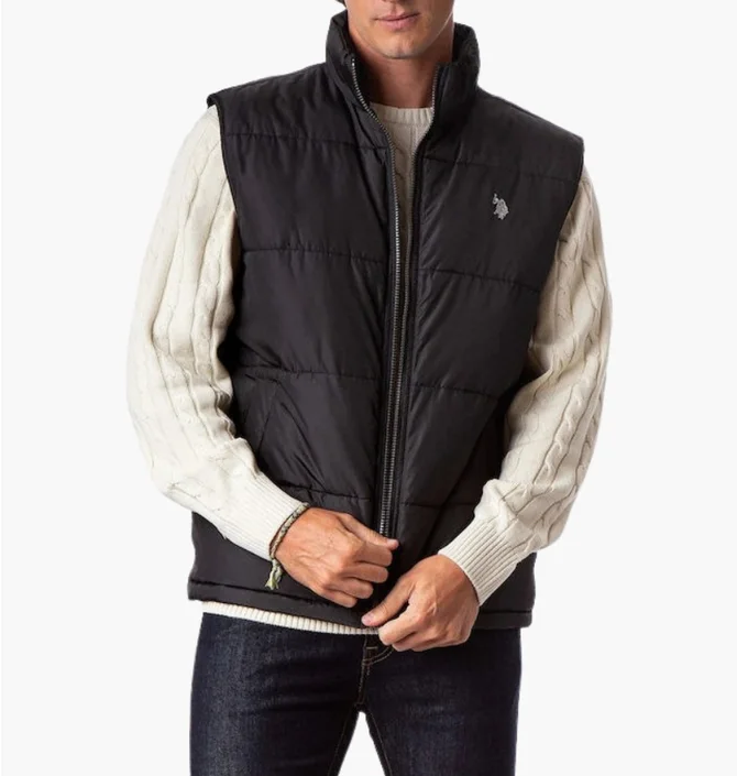 Жилетка мужская U.S. Polo Assn Signature Vest Black 109904P2-BLACK