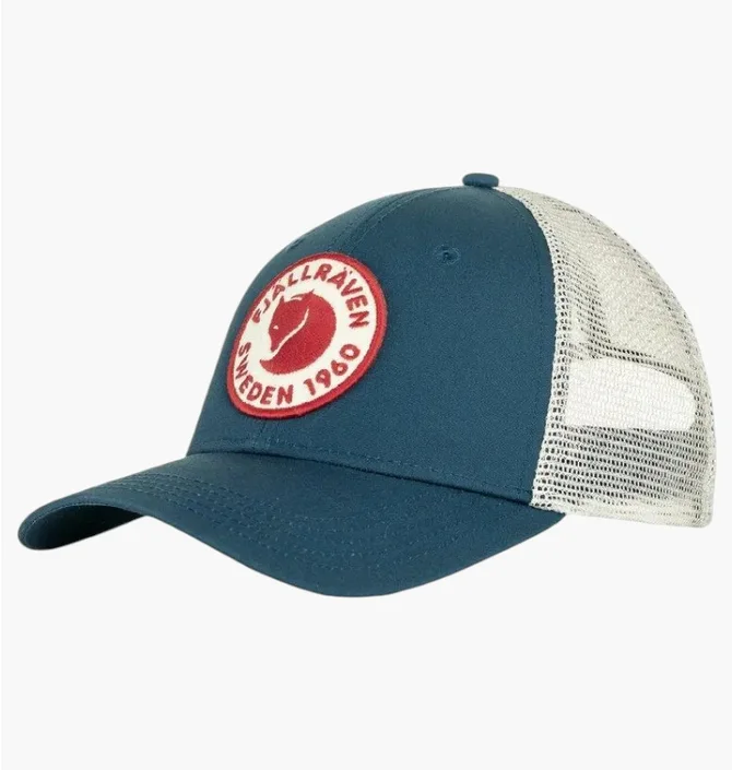 Кепка унисекс Fjallraven 1960 Logo Blue/White 78138.534