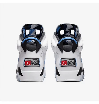 Кроссовки мужские Air Jordan 6 Retro Unc Light Blue/White CT8529-410
