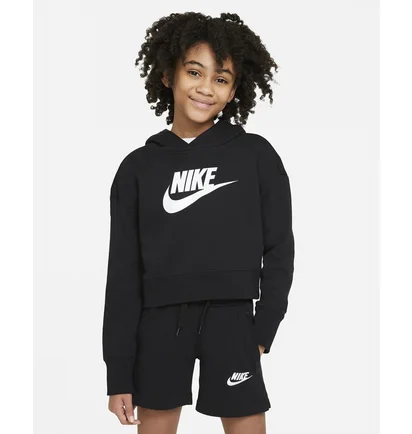 Худі дитяче Nike G Nsw Club Ft Crop Hoodie Hbr Black DC7210-010