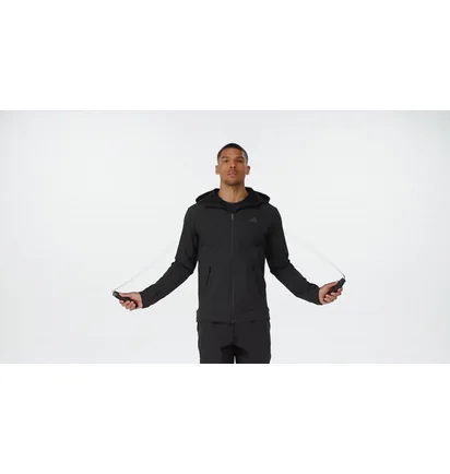 Толстовка мужская Adidas Designed For Training Cold.Rdy Full-Zip Black IN5607